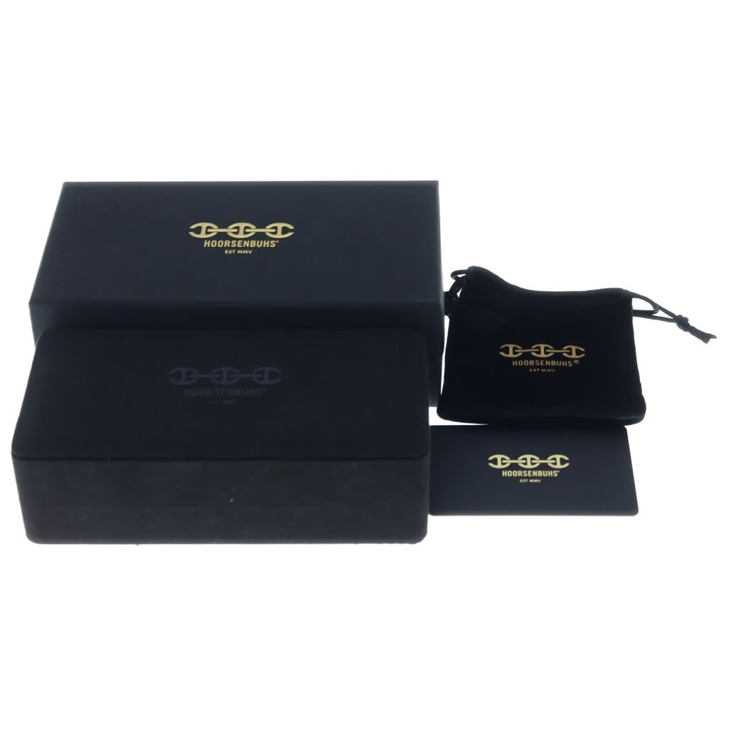 HOORSENBUHS(ホーセンブース) K18 10MM OPEN-LINK BRACELET オープンリンクブレスレット ダイヤ コンビ シルバー/ゴールド