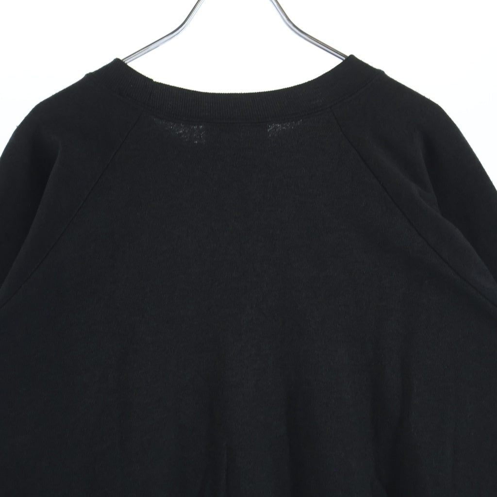 HARLEY DAVIDSON(ハーレーダビッドソン) 80s VINTAGE HOG 3D EMBLEM CREWNECK SWEAT DELTA 8318 ヴィンテージ デルタタグ 3Dエンブレム クルーネック長袖スウェットトレーナー ブラック