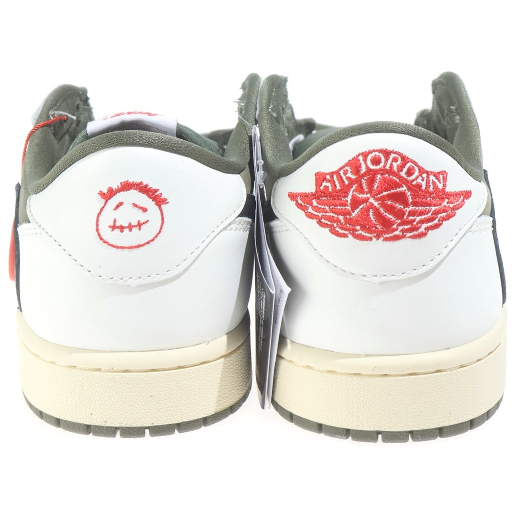 NIKE(ナイキ) ×TRAVIS SCOTT AIR JORDAN 1 LOW OG SP Reverse Olive トラヴィススコット エアジョーダン1 リバースオリーブ ローカットスニーカー US10/28.0cm DM7866-200