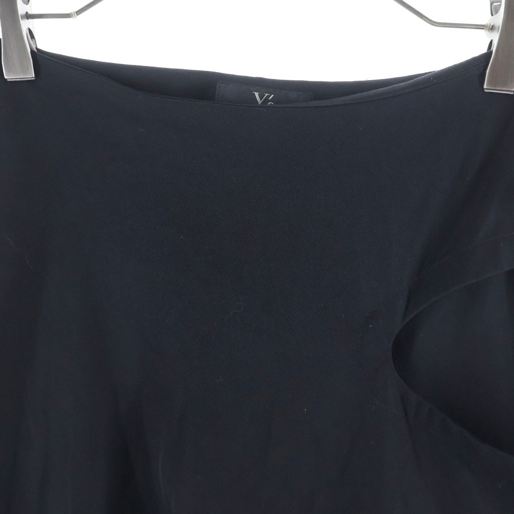 Y's(ワイズ) 19AW ウール 変形 ミディアムスカート ブラック レディース YC-S11-100