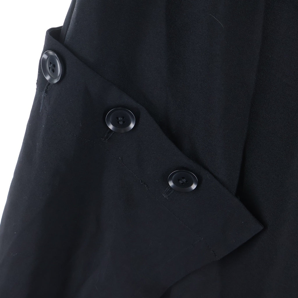 Y's(ワイズ) 19AW ウール 変形 ミディアムスカート ブラック レディース YC-S11-100