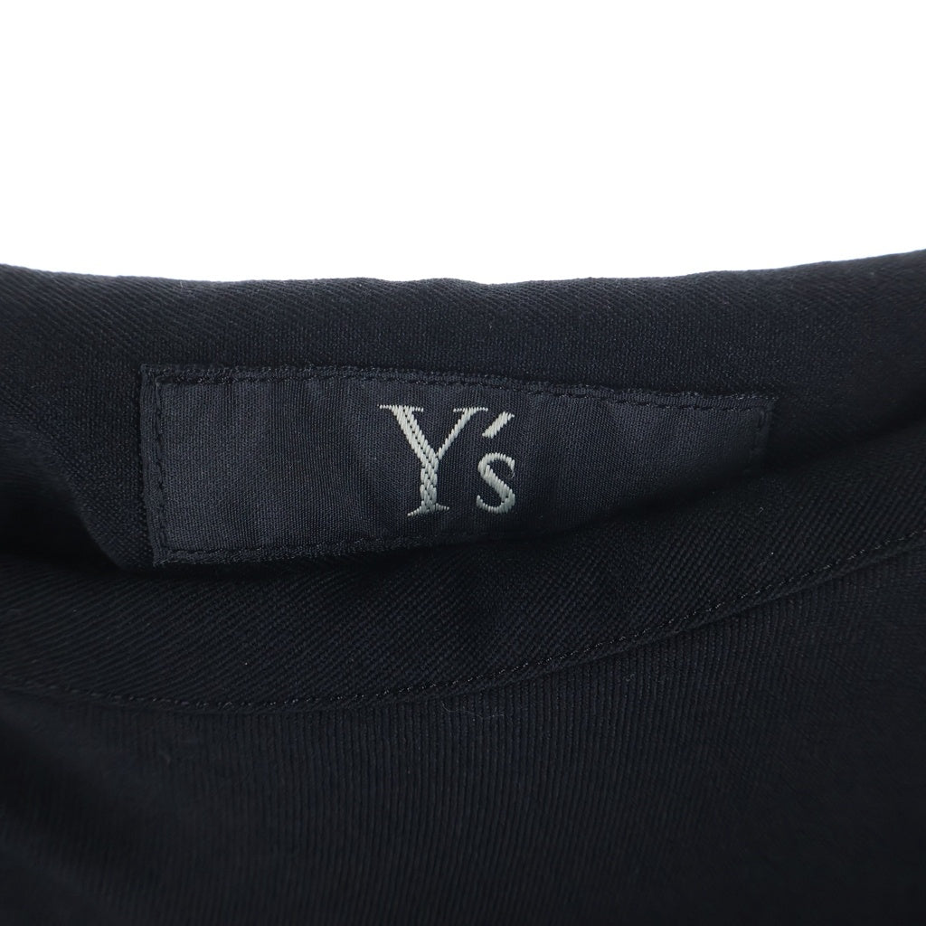 Y's(ワイズ) 19AW ウール 変形 ミディアムスカート ブラック レディース YC-S11-100