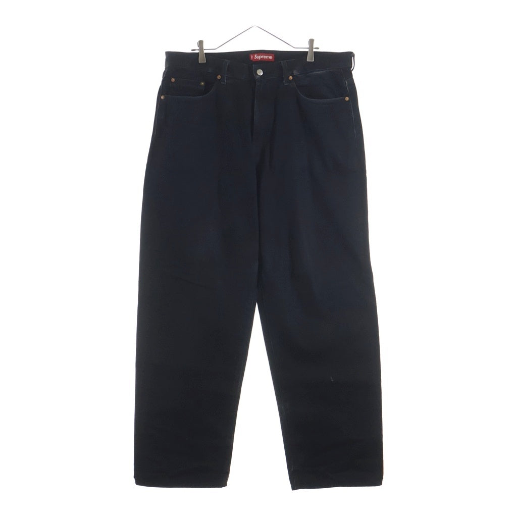 SUPREME(シュプリーム) 25SS Rigid Baggy Selvedge Jean リジット バギー セルビッチ ジーンズ デニム ブラック