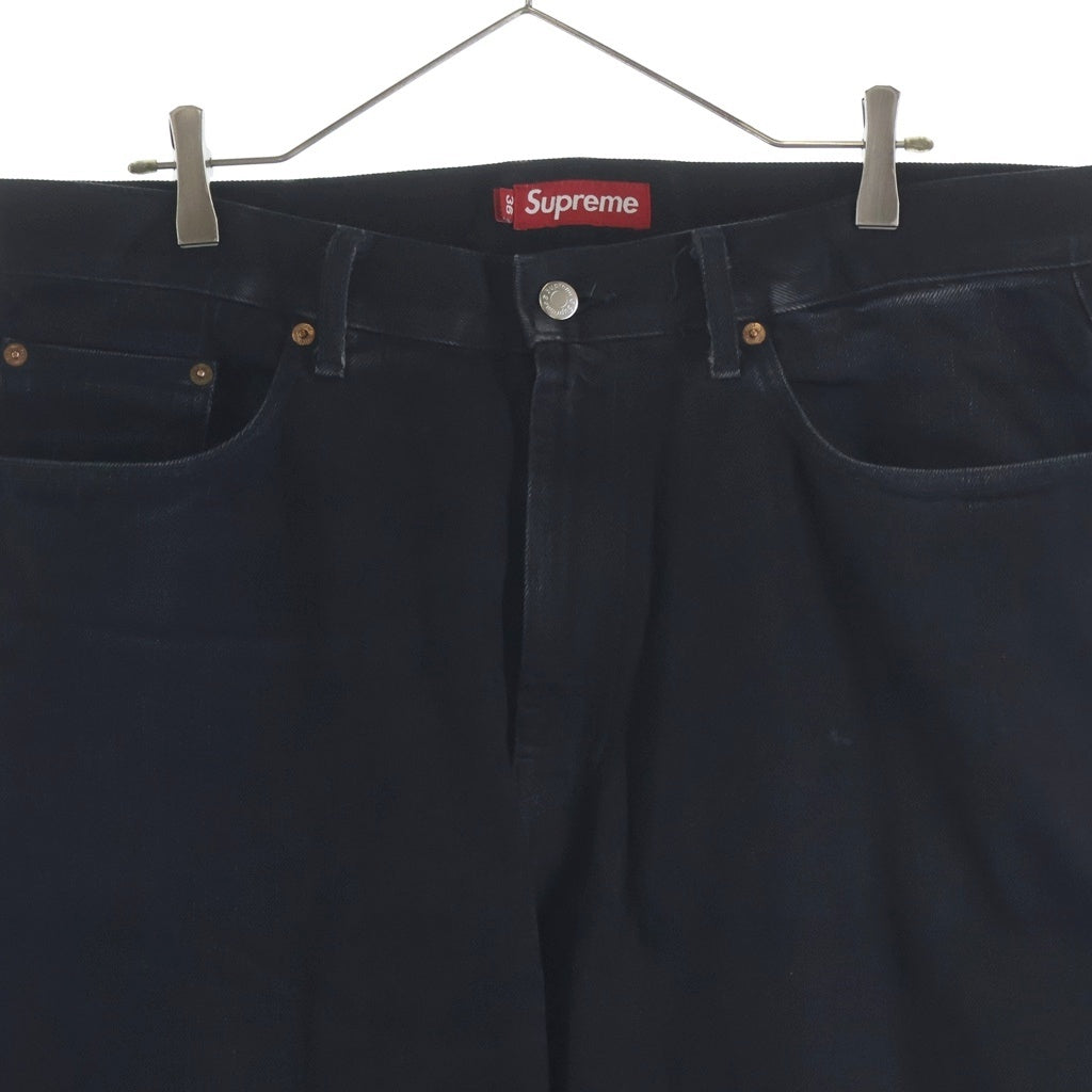 SUPREME(シュプリーム) 25SS Rigid Baggy Selvedge Jean リジット バギー セルビッチ ジーンズ デニム ブラック