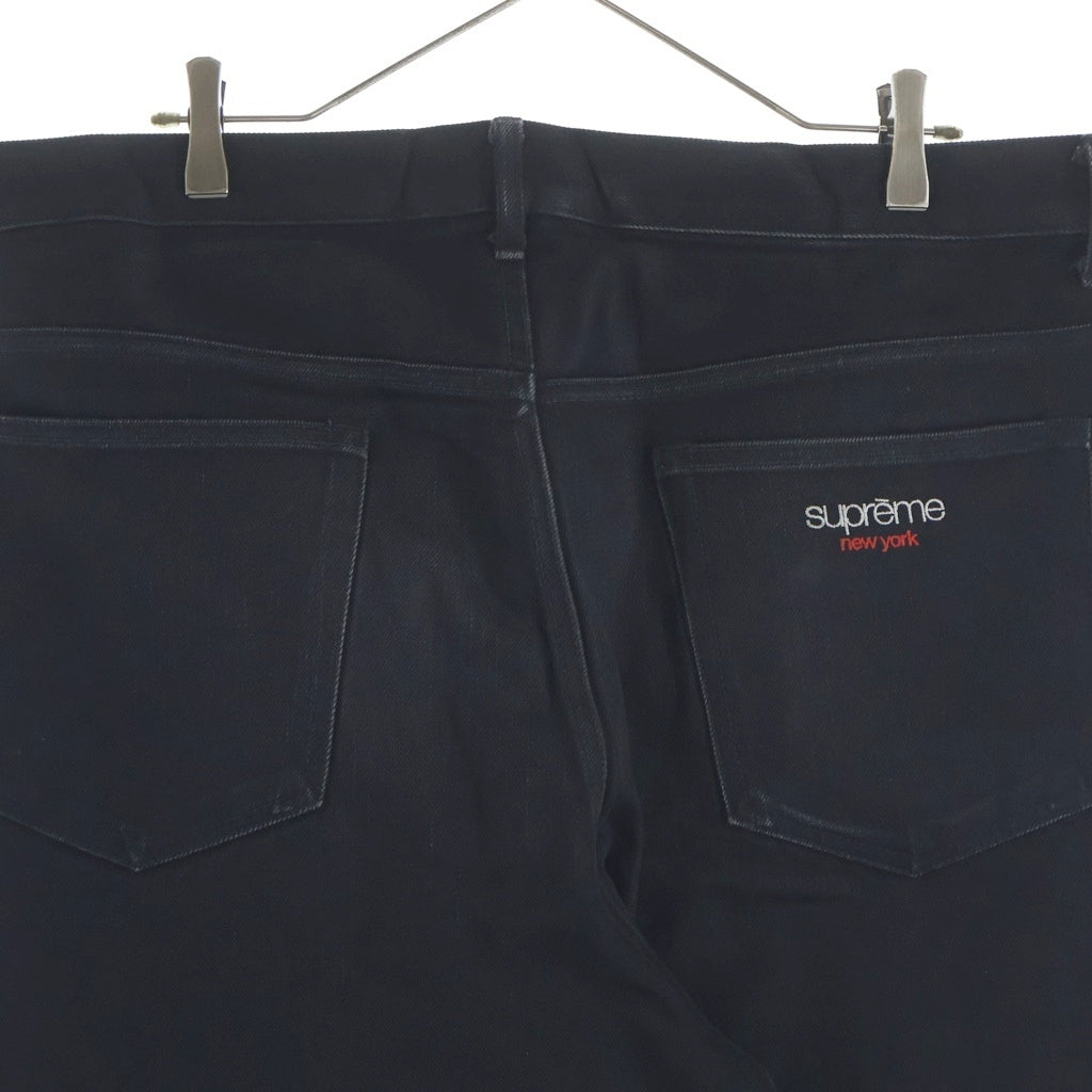 SUPREME(シュプリーム) 25SS Rigid Baggy Selvedge Jean リジット バギー セルビッチ ジーンズ デニム ブラック