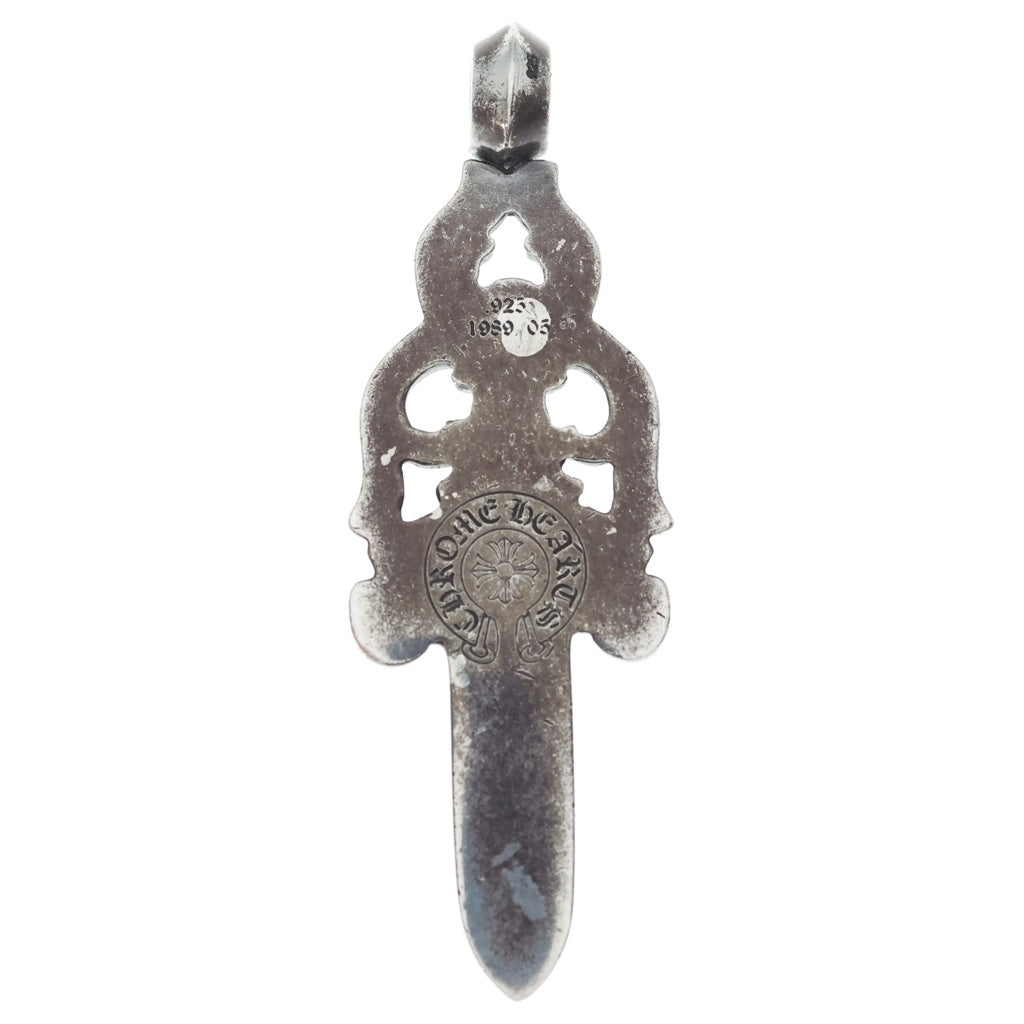 CHROME HEARTS(クロムハーツ) LARGE DAGGER ラージダガーペンダントトップ シルバー BCA282
