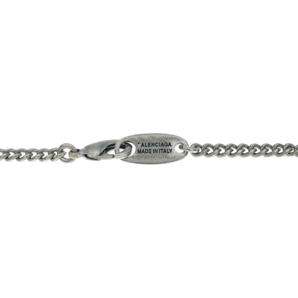 BALENCIAGA(バレンシアガ) BB Icon Antique Silver BBアイコン アンティーク チェーンネックレス シルバー 696223