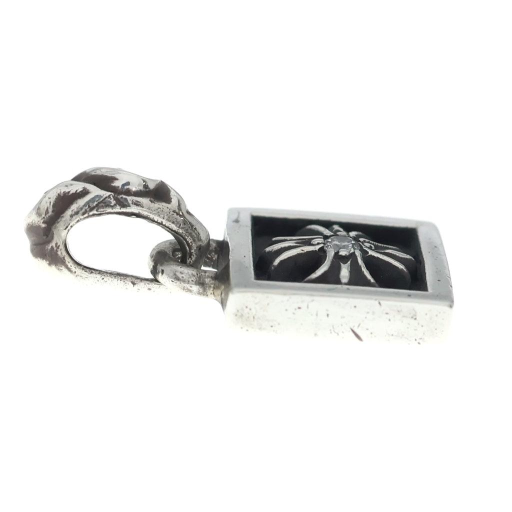 CHROME HEARTS(クロムハーツ) FRAMED CH PLUS 1DIA フレームドCHプラス 1ダイヤ ペンダントトップ ゴールド BCA047 -