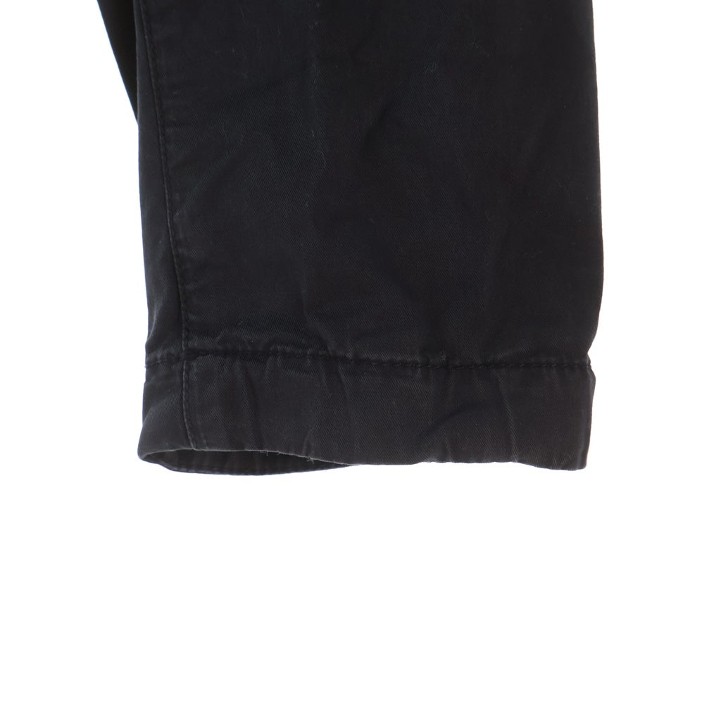 STONE ISLAND(ストーンアイランド) 25SS SUPIMA COTTON TWILL STRETCH-TC ロゴワッペン ジップアップフーディ コットンジャケット ブルゾンジャケット ブラック K1S154100091S0010