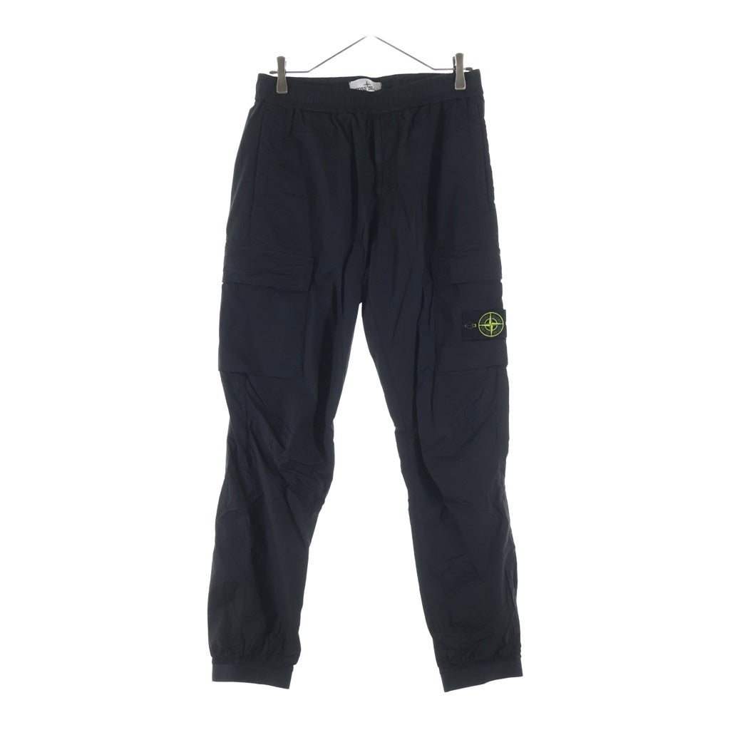 STONE ISLAND(ストーンアイランド) 26SS STRETCH COTTON TELA PARACADUTE ストレッチ コットン カーゴパンツ ブラック L1S153100031S0003