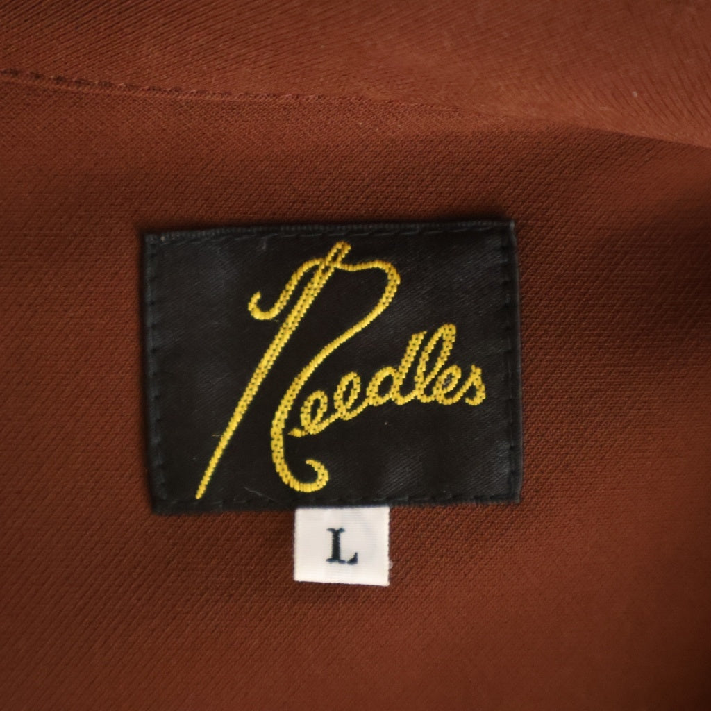 Needles(ニードルス) Piping Cowboy Jacket ロゴ刺繍 パイピング カウボーイ ジャケット ブラウン QV217