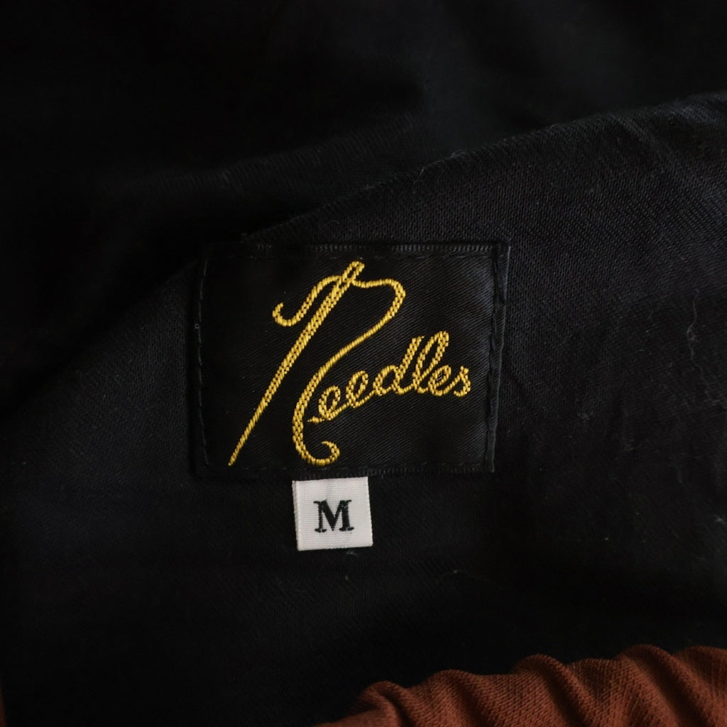 Needles(ニードルス) Piping Cowboy Pant ロゴ刺繍 パイピング カウボーイ パンツ ブラウン QV218