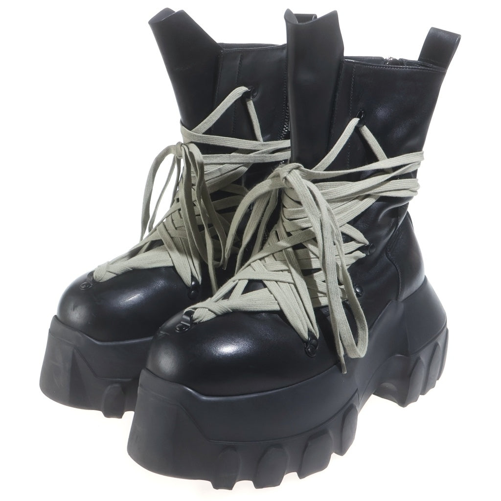 Rick Owens(リックオウエンス) 26SS MEGALACED MEGA TRACTOR メガレースメガトラクター ブラック 46 RU01F2867