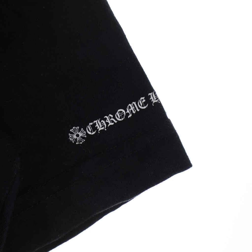 CHROME HEARTS(クロムハーツ) HORSESHOE S/S TEE ホースシュープリント クルーネック半袖Tシャツカットソー ブラック