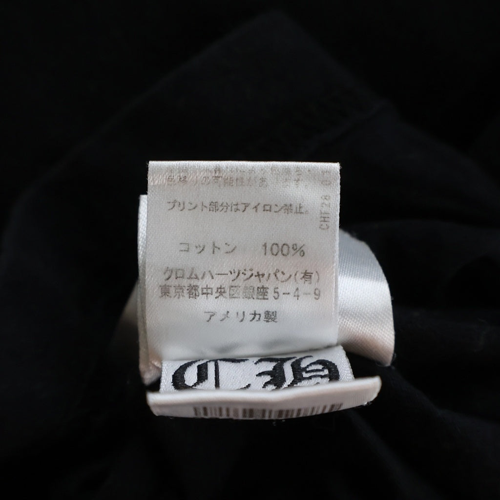 CHROME HEARTS(クロムハーツ) HORSESHOE S/S TEE ホースシュープリント クルーネック半袖Tシャツカットソー ブラック