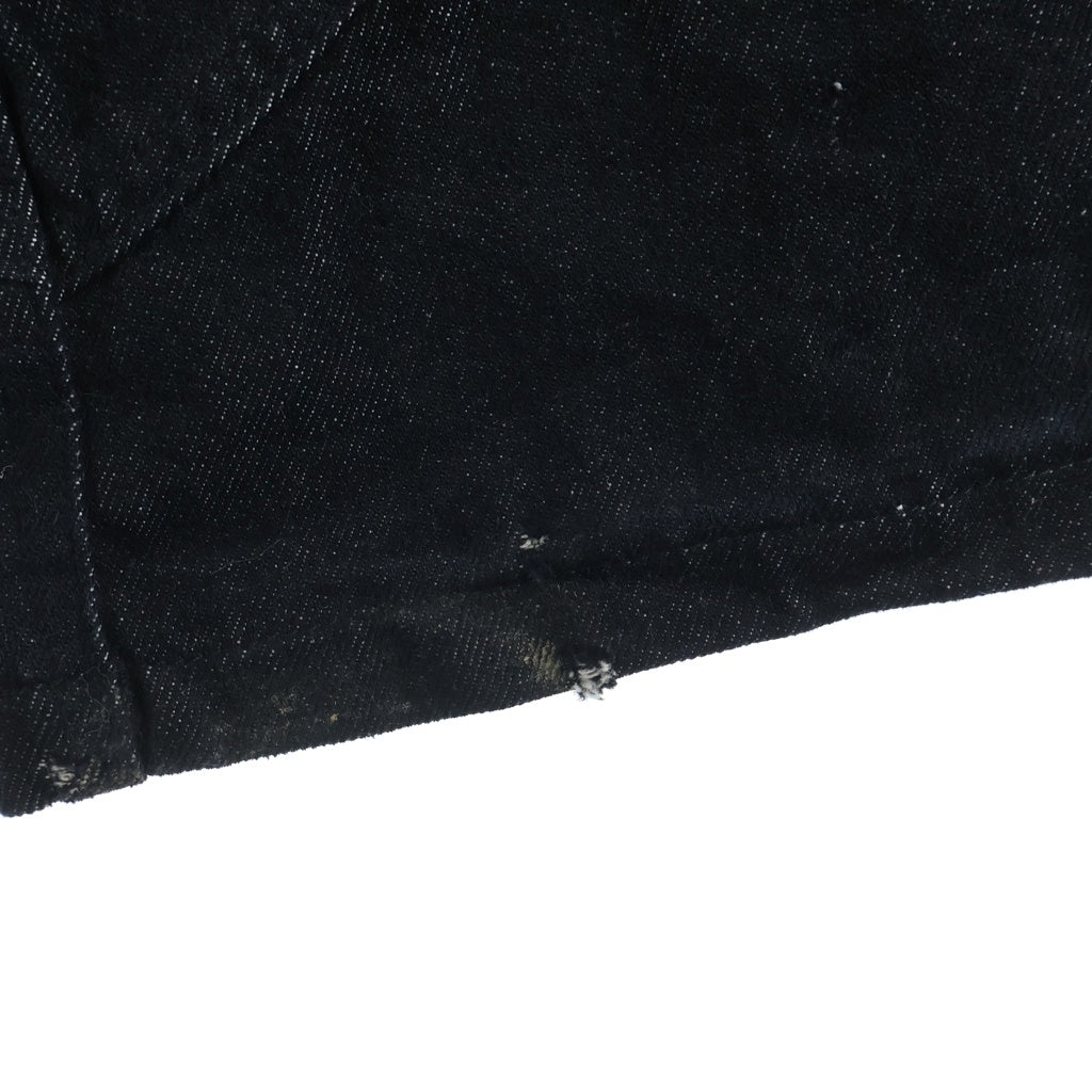 NO/FAITH STUDIOS(ノーフェイスストゥディオス) WAVE CARGO DENIM PANTS ウェーブカーゴデニムパンツ ブラック