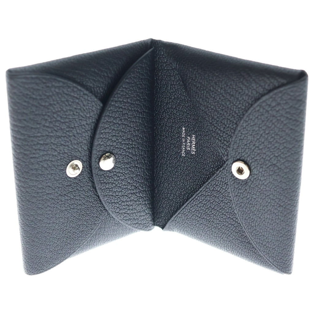 HERMES(エルメス) CALVI DUO カルヴィ デュオ W刻印 シェーブル ブラック ‐