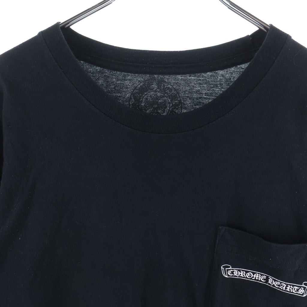 CHROME HEARTS(クロムハーツ) Vine Dagger L/S Tee ヴァインダガー アームフローラル クルーネック長袖Tシャツカットソー ロンT ブラック -