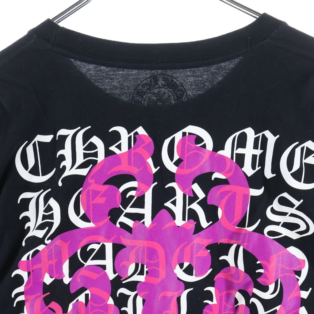 CHROME HEARTS(クロムハーツ) Vine Dagger L/S Tee ヴァインダガー アームフローラル クルーネック長袖Tシャツカットソー ロンT ブラック -