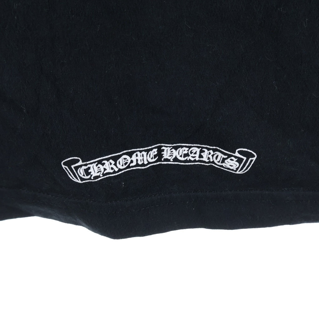 CHROME HEARTS(クロムハーツ) Vine Dagger L/S Tee ヴァインダガー アームフローラル クルーネック長袖Tシャツカットソー ロンT ブラック -