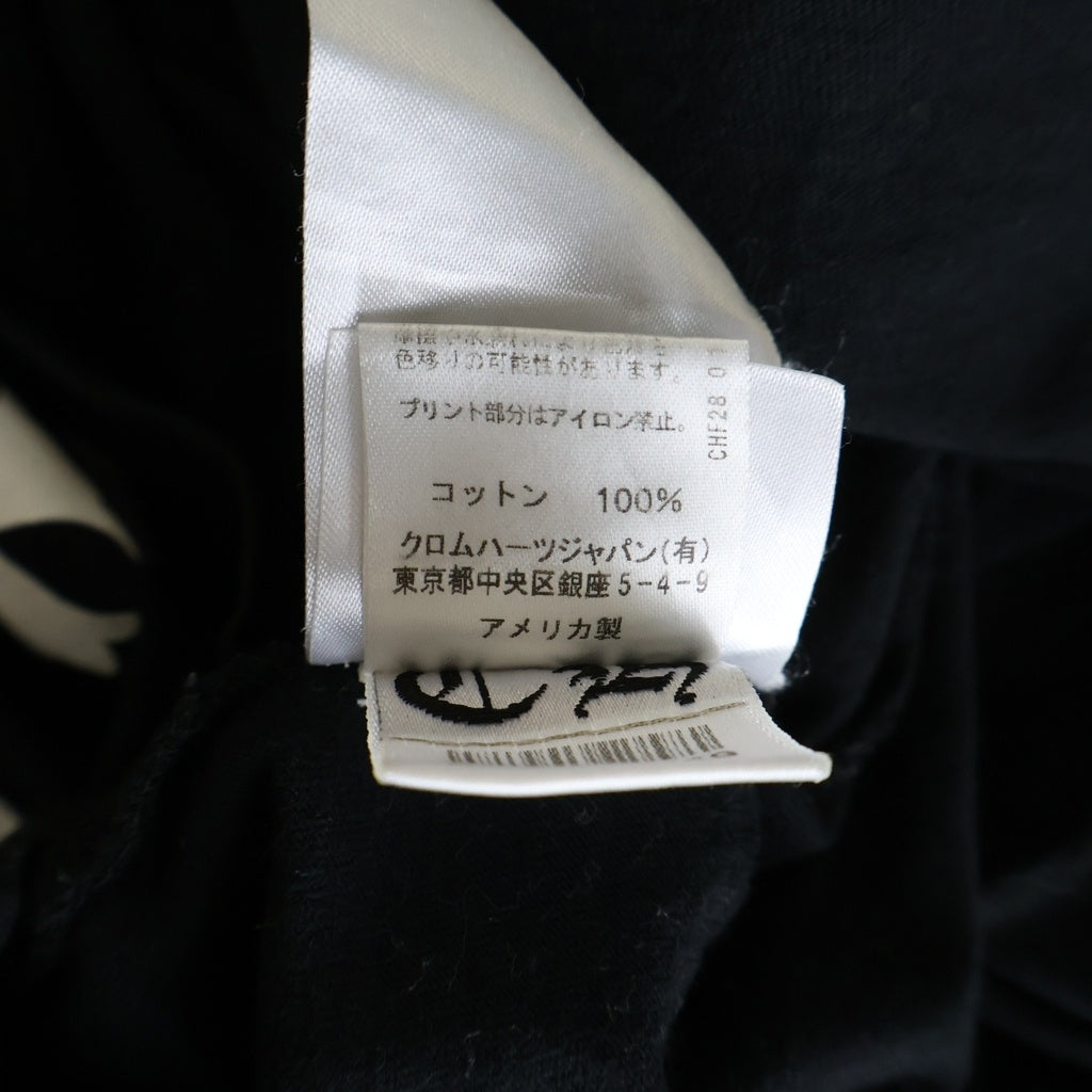 CHROME HEARTS(クロムハーツ) Vine Dagger L/S Tee ヴァインダガー アームフローラル クルーネック長袖Tシャツカットソー ロンT ブラック -