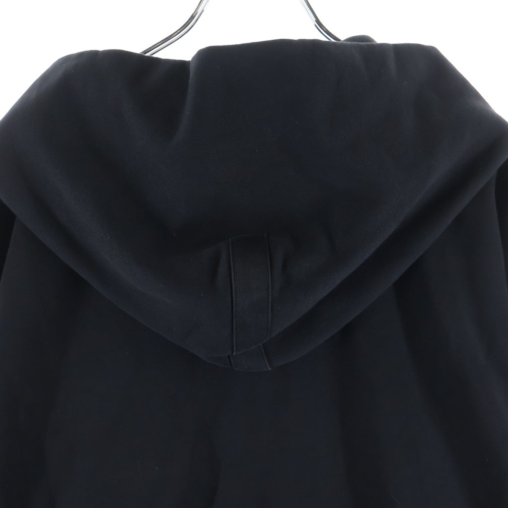 STONE ISLAND(ストーンアイランド) Hoodie Zippe Organic Cotton Fleece コットン ジップアップ長袖パーカー フーディ ブラック L1S156100039S0051