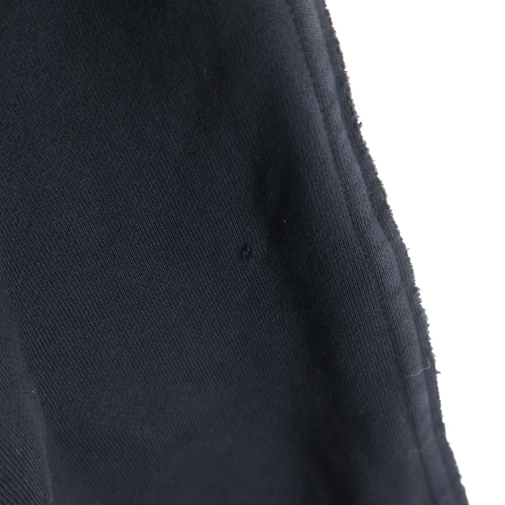 STONE ISLAND(ストーンアイランド) Hoodie Zippe Organic Cotton Fleece コットン ジップアップ長袖パーカー フーディ ブラック L1S156100039S0051