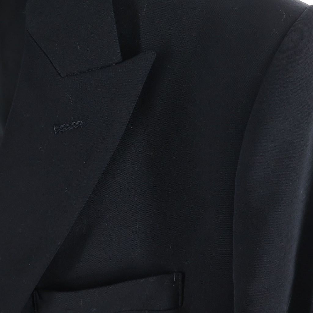 LITTLEBIG(リトルビッグ) Double Breasted Jacket ウール ダブル テーラードジャケット ブラック LB153-JK02