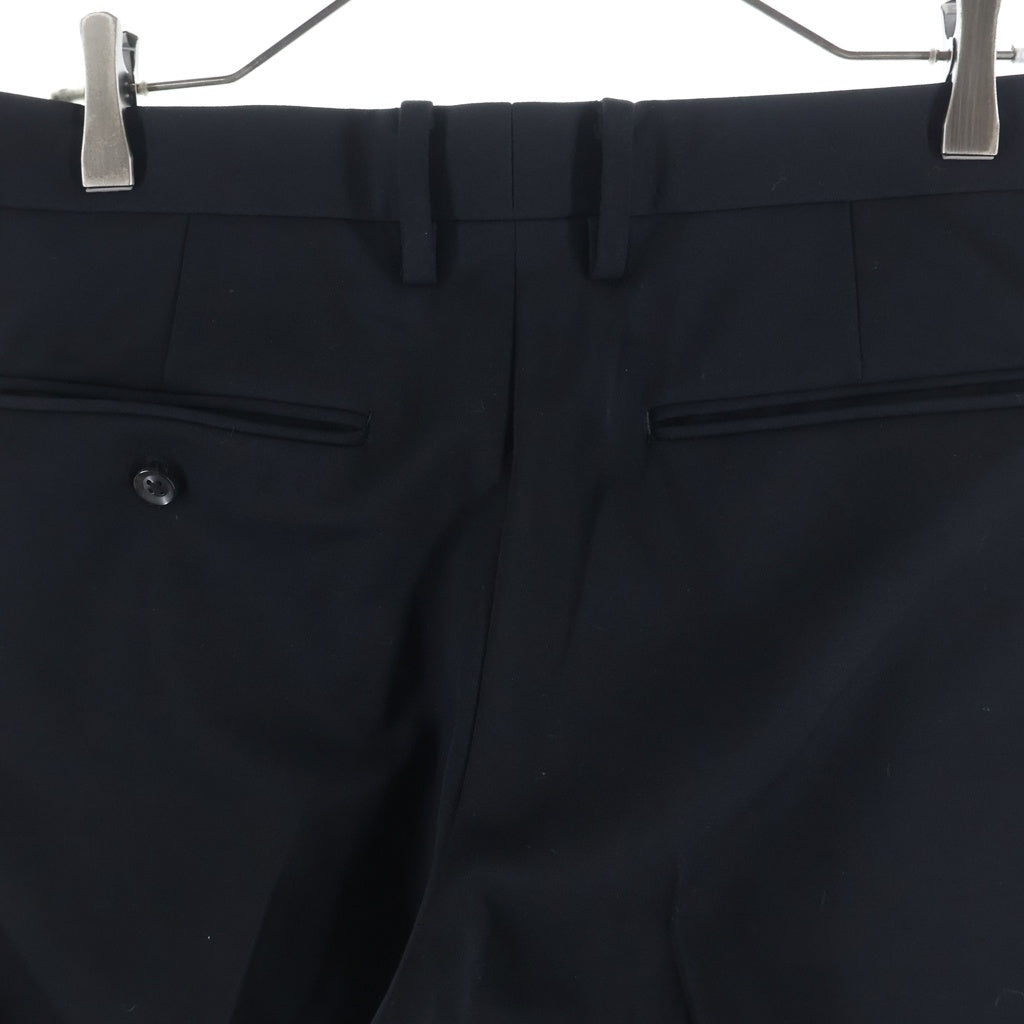 LITTLEBIG(リトルビッグ) Slim Trousers ウール スリムスラックス ブラック LB153-PT01