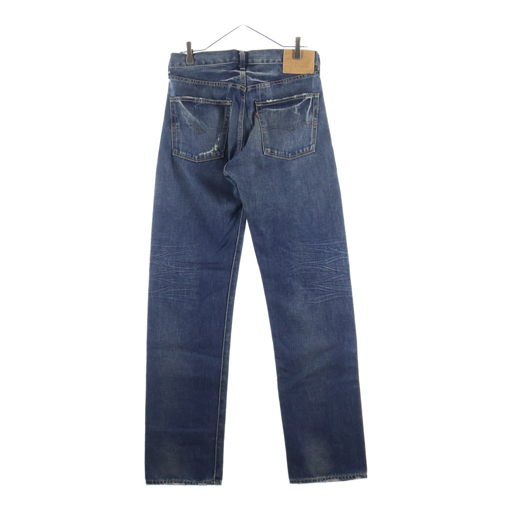 Levi's(リーバイス) 501 REGULAR STRAIGHT BIGE 1966年復刻モデル 日本製 レギュラーストレート ビッグE 赤耳 シングルステッチ デニムパンツ ジーンズ インディゴ 66501-0036