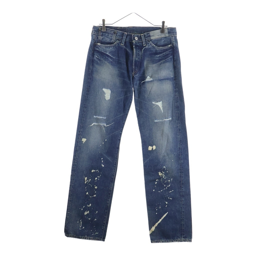 Levi's(リーバイス) 501XX REGULAR STRAIGHT BIGE 1955年復刻モデル 日本製 レギュラーストレート ビッグE 赤耳 シングルステッチ デニムパンツ ジーンズ インディゴ 55501
