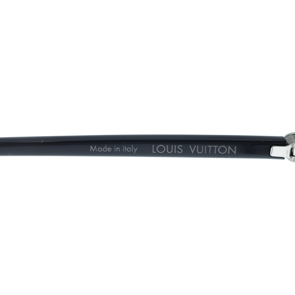 LOUIS VUITTON(ルイヴィトン) LV シグネチャー メタル・スクエア アイウェアサングラス眼鏡 56□18 145 シルバー/ブラック Z1942U
