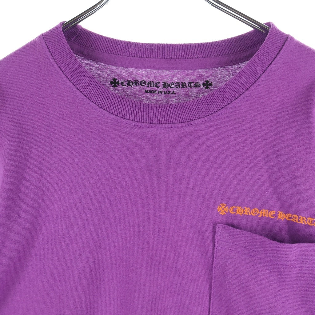 CHROME HEARTS(クロムハーツ) ×MATTY BOY PPO I WANT MORE NOT LESS L/S TEE マッティボーイ プリント長袖Tシャツ カットソー パープル ‐