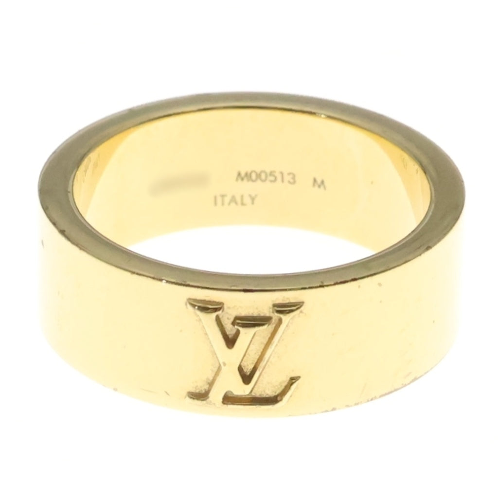 LOUIS VUITTON(ルイヴィトン) リング・LV インスティンク ロゴ ゴールド M00513