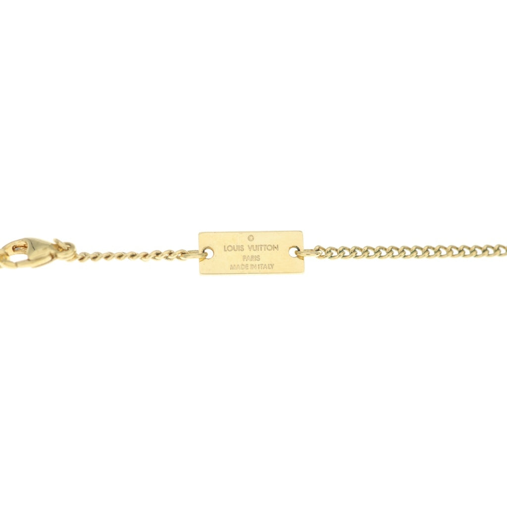 LOUIS VUITTON(ルイヴィトン) リングネックレス モノグラム ロゴ ペンダント ゴールド M80189 レディース