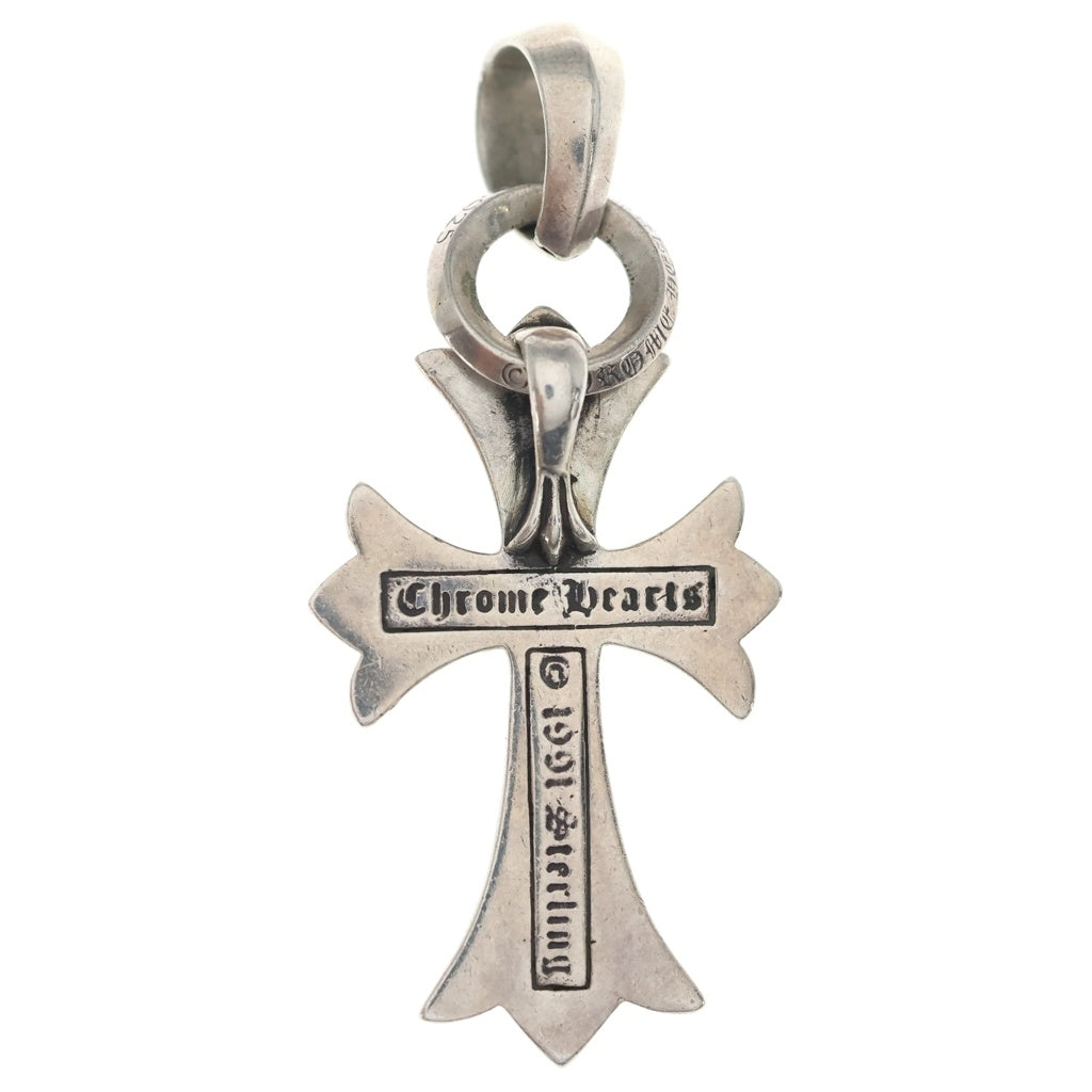 CHROME HEARTS(クロムハーツ) CH CRS SML W/BALE Wベイル スモールCHクロス ペンダントトップ シルバー BCA218