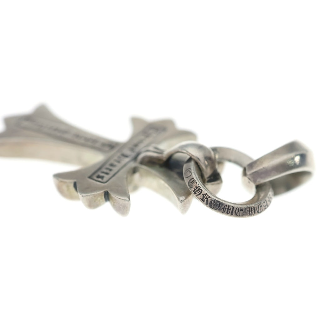 CHROME HEARTS(クロムハーツ) CH CRS SML W/BALE Wベイル スモールCHクロス ペンダントトップ シルバー BCA218