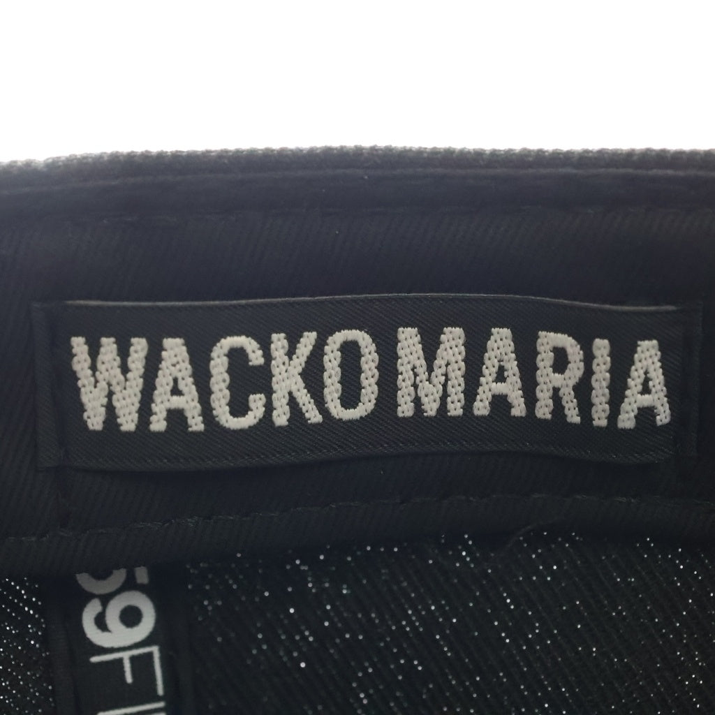 NEW ERA(ニューエラ) ×WACKO MARIA ワコマリア WMロゴ ベースボールキャップ ブラック