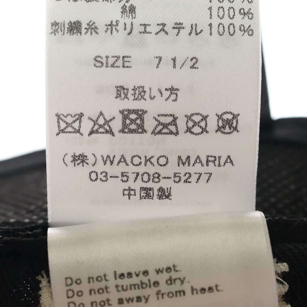 NEW ERA(ニューエラ) ×WACKO MARIA ワコマリア WMロゴ ベースボールキャップ ブラック