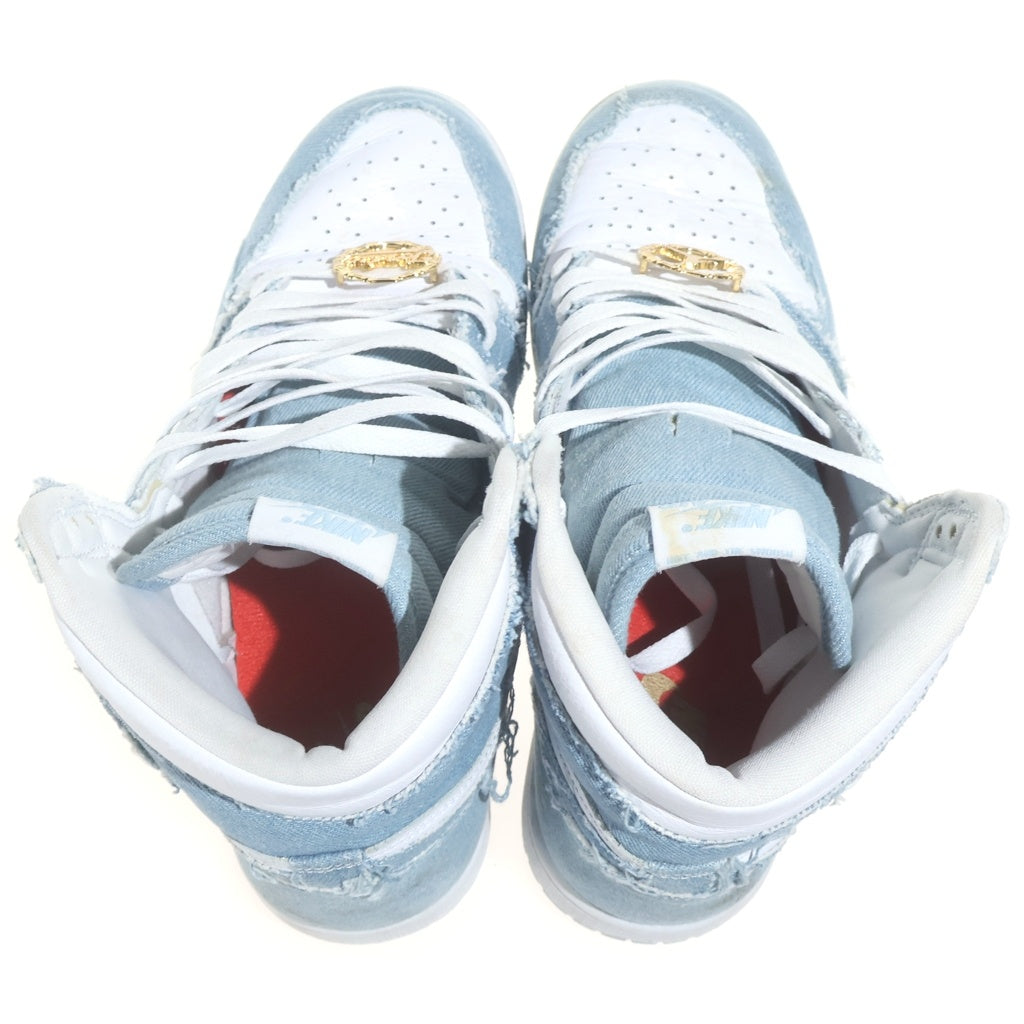 NIKE(ナイキ) Air Jordan 1 High OG Denim エアジョーダン1 ハイカットスニーカー OG デニム US9.5/26.5cm インディゴ DM9036-104
