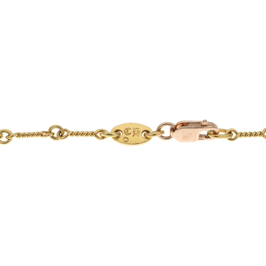 CHROME HEARTS(クロムハーツ) 22K NECKCHAIN T16 ツイストチェーンネックレス 16inch ゴールド BCA013