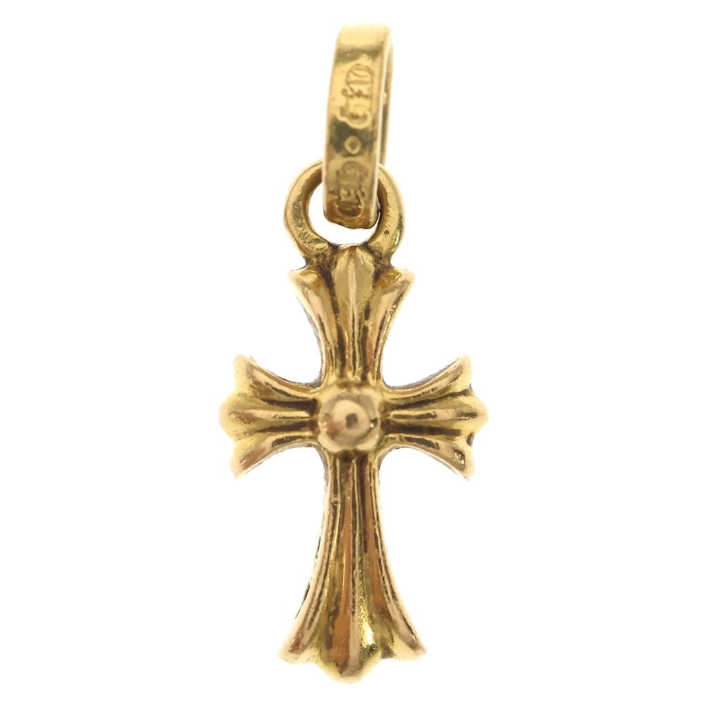 CHROME HEARTS(クロムハーツ) 22K CRS BBYFAT P/DIA ベイビーファットクロス PAVEダイヤ ペンダントトップ ゴールド BCA035