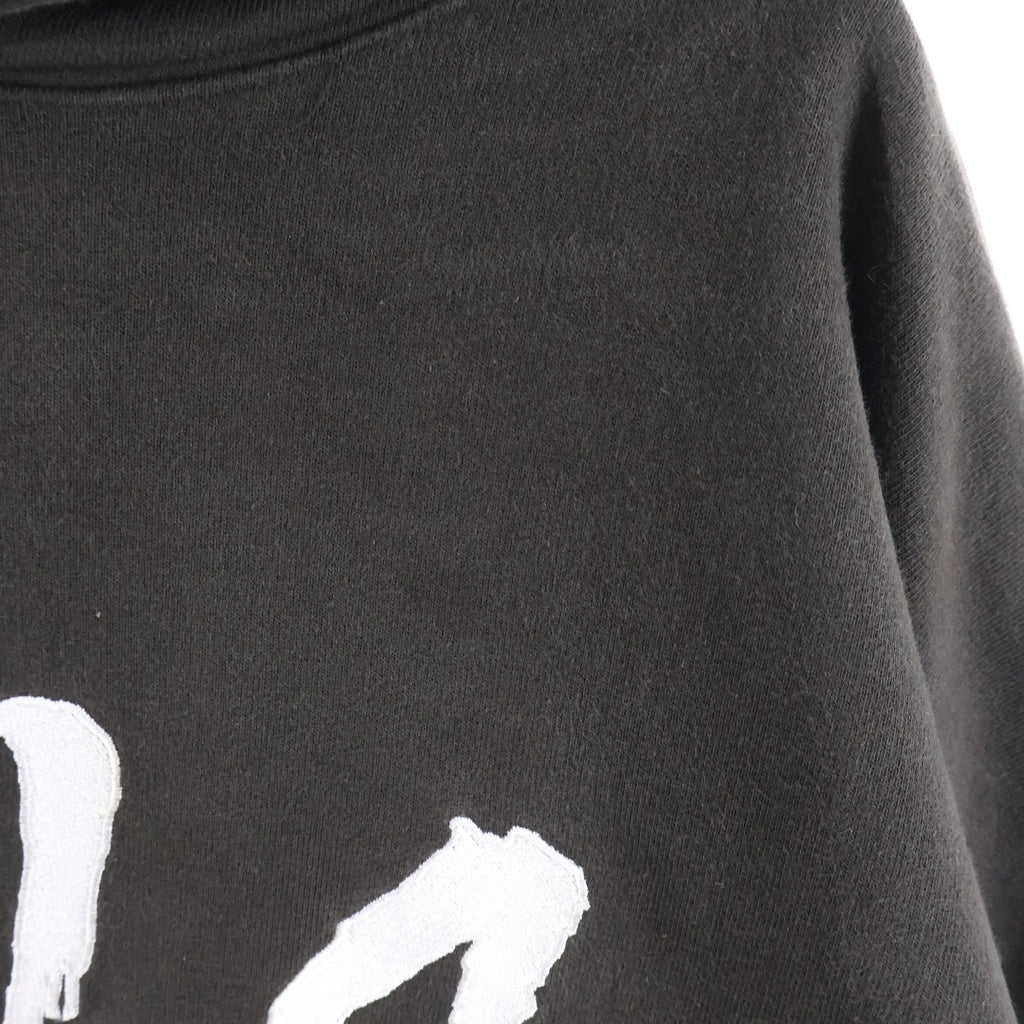 cvtvlist(カタリスト) FLEECE ARCHED LOGO USUAL HOODIE ペイズリー柄 ロゴ刺繍 フーディー プルオーバー パーカー ブラウン 210110301