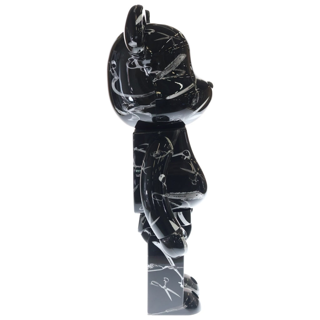 MEDICOM TOY(メディコムトイ) BE@RBRICK ×DENHAM 1000% デンハム ベアブリック フィギュア 人形 インテリア ブラック -