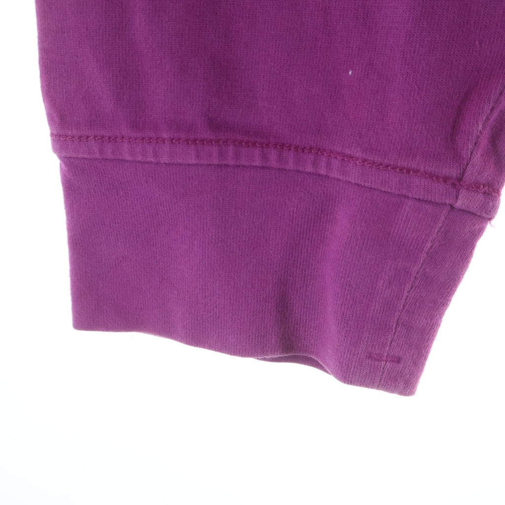 STONE ISLAND(ストーンアイランド) 23SS L/S SWEAT-SHIRT 101563750 ガーメントダイ 袖ロゴパッチ刺繍 クルーネック長袖Tシャツカットソー パープル
