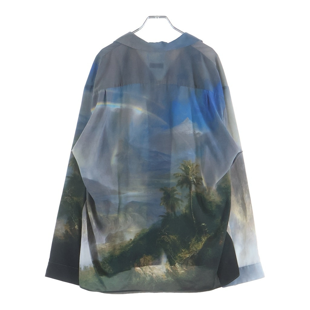 LAD MUSICIAN(ラッドミュージシャン) 22AW DECHINE INKJET RAINY SEASON OPEN COLLAR SHIRT オープンカラーグラフィックシャツ 2222-118 マルチカラー
