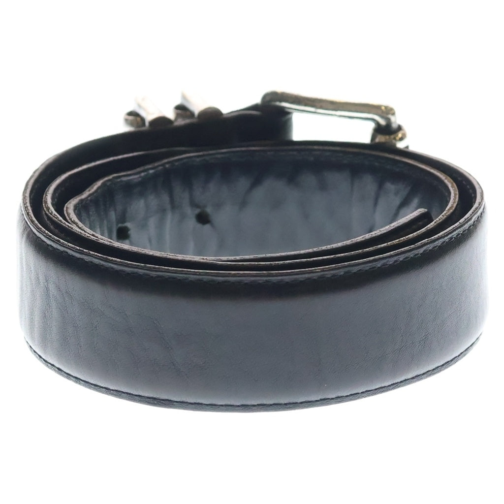 CHROME HEARTS(クロムハーツ) BLT ROLLER 3PC1.5inch 3PCローラーバックル レザーベルト シルバー BCA357