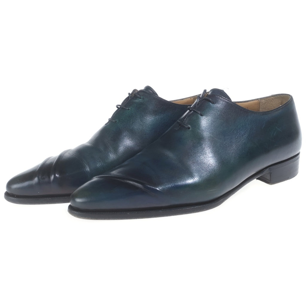 Berluti(ベルルッティ) アレッサンドロ ピアッシング ホールカットレザーシューズ ダークグリーン 1333