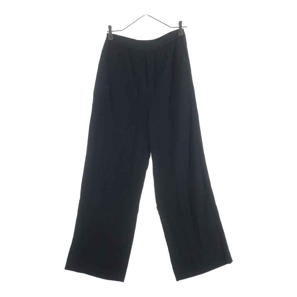 BALENCIAGA(バレンシアガ) 22SS ウエストロゴ ワイドイージーパンツ スラックス ブラック 675482 TJO25