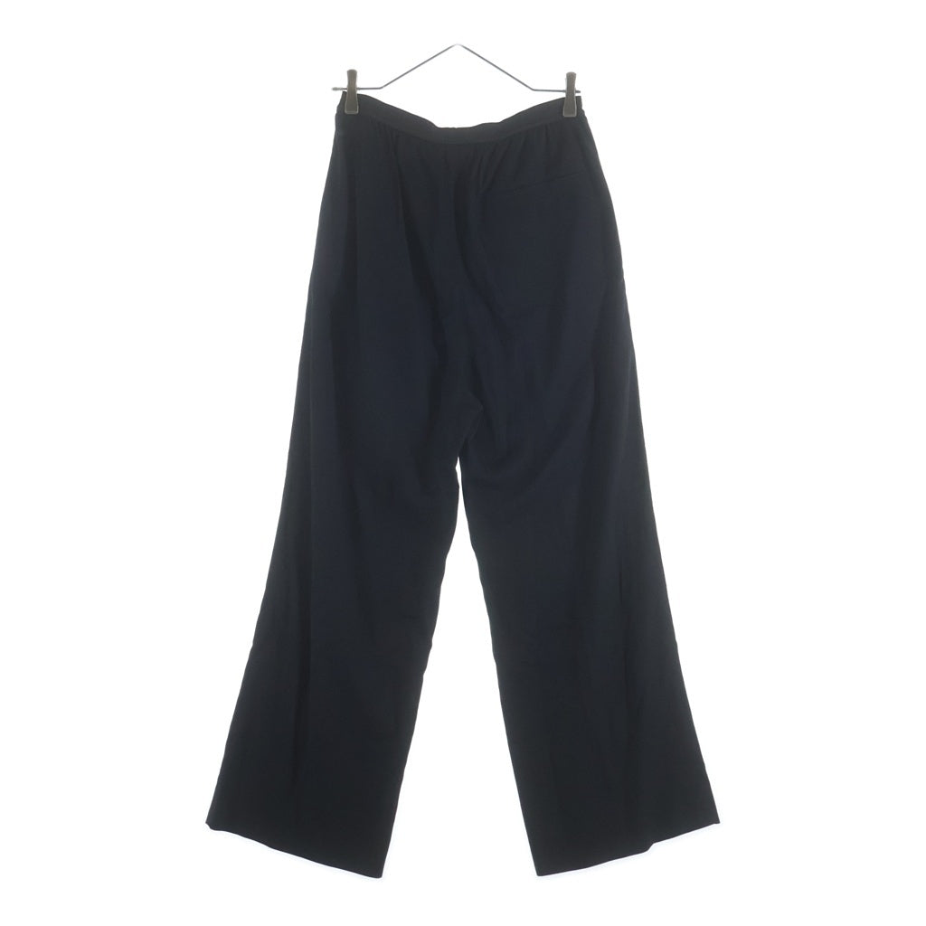 BALENCIAGA(バレンシアガ) 22SS ウエストロゴ ワイドイージーパンツ スラックス ブラック 675482 TJO25